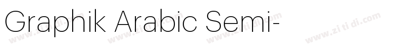 Graphik Arabic Semi字体转换